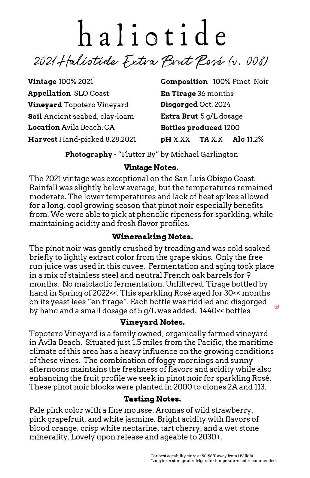 2021 Haliotide Extra Brut Rose