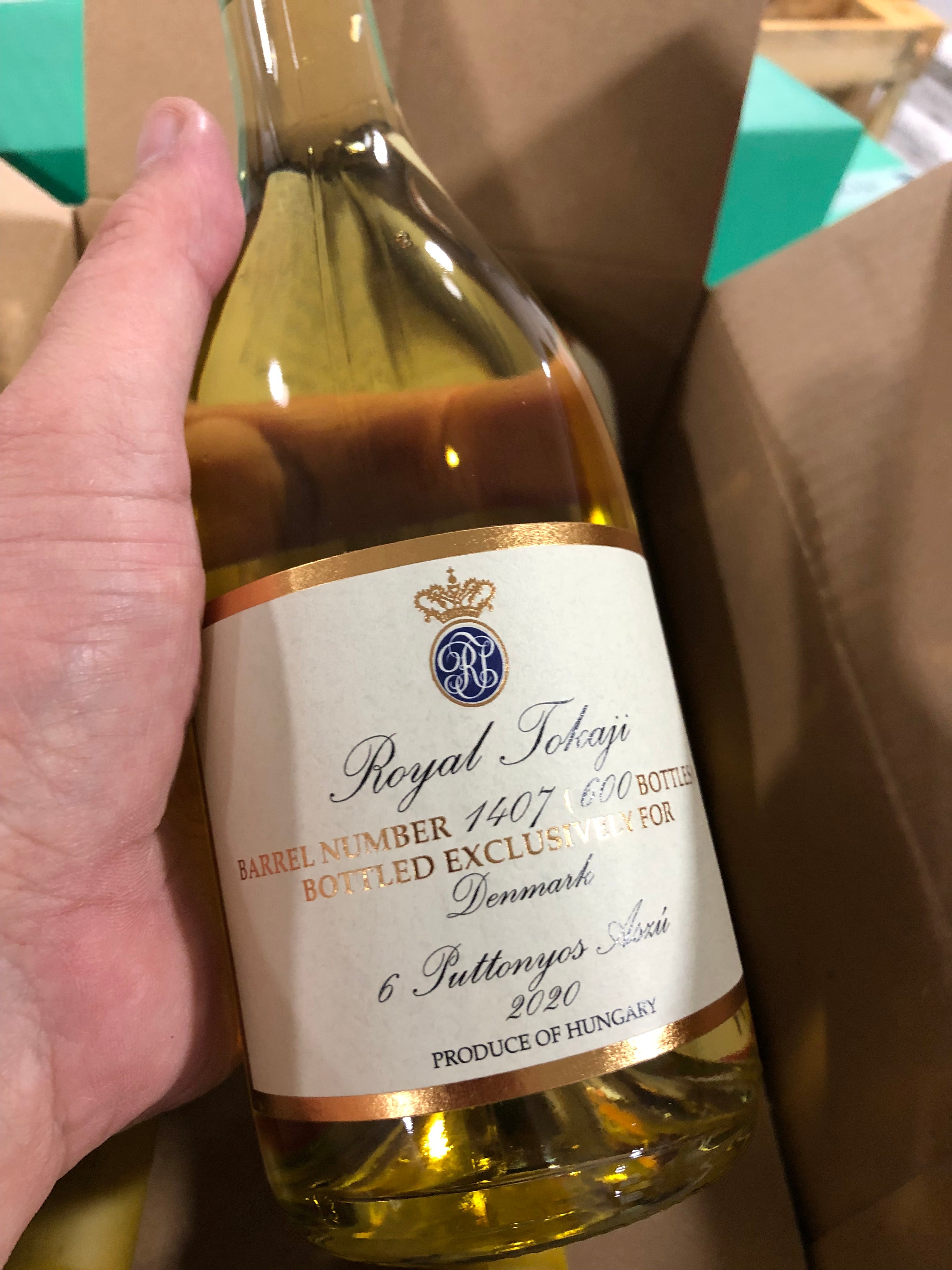 2020 Royal Tokaj, 6 putt. Gold Label Denmark only 0.5 L