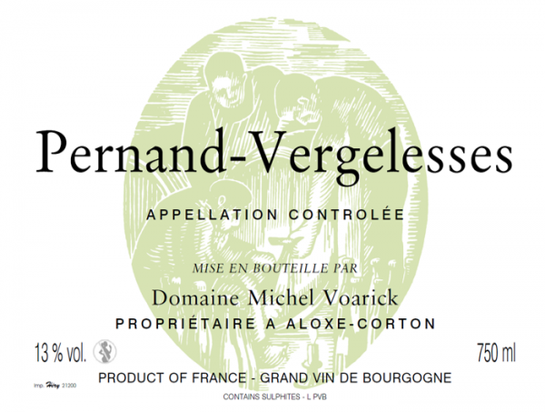 2021 Domaine Michel Voarick Pernan Vergelesses Blanc