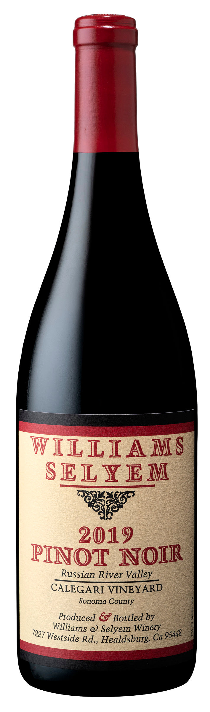2019 Williams Selyem Calegari Vineyard Pinot Noir