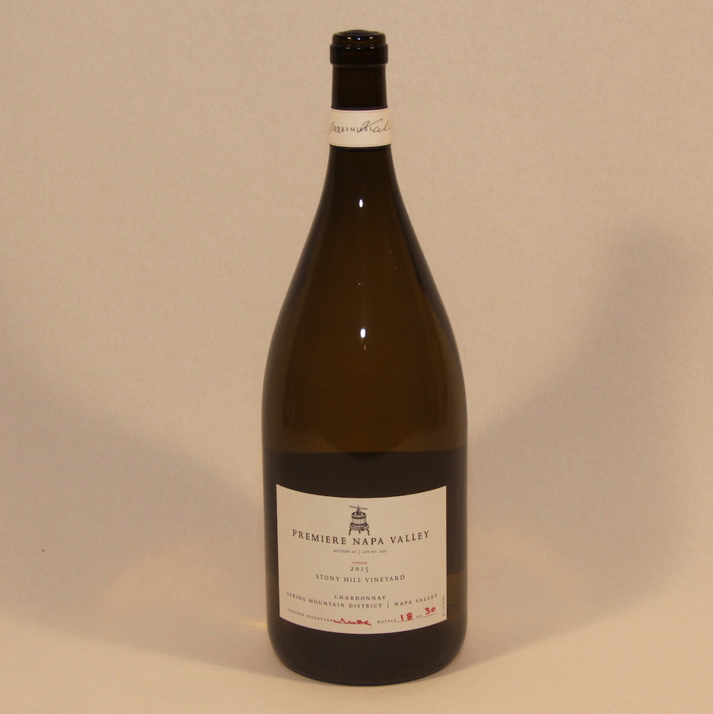 2015, Lot 222, Premier Napa Valley - Stony Hill Chardonnay on Magnum.