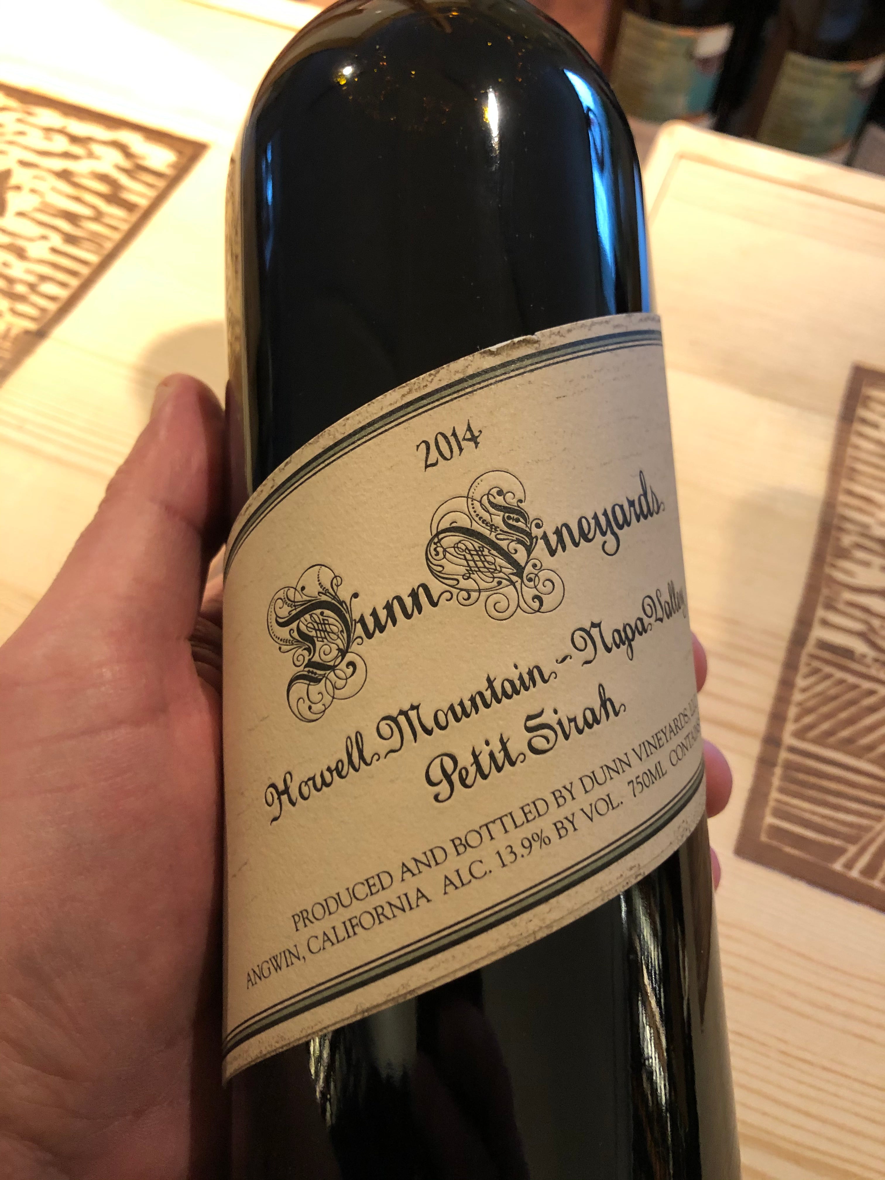 1993 Dunn Petit Sirah Howell Mt.